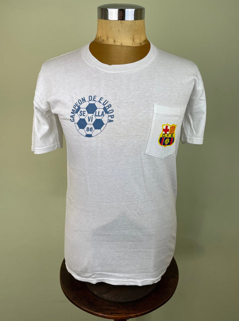T-Shirt | 1986 | Barcelona | European Cup Champions | Bootleg T-Shirt