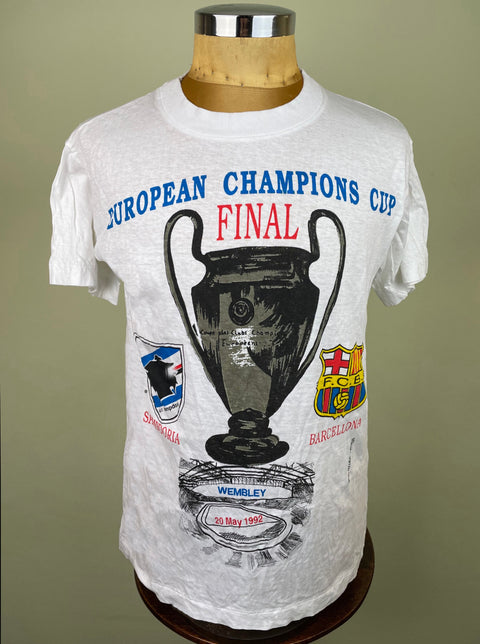 T-Shirt | 1992 | Sampdoria vs Barcelona | European Cup Final Bootleg T-Shirt