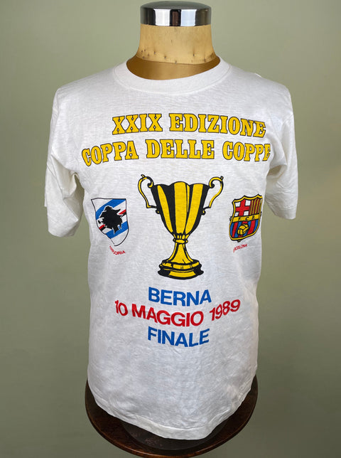 T-Shirt | 1989 | Sampdoria vs Barcelona | Cup Winners Cup Final | Bootleg T-Shirt