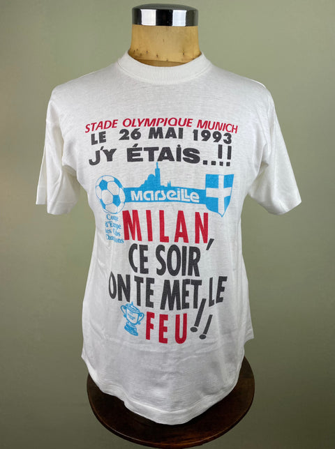 T-Shirt | 1993 | AC Milan vs Marseille | European Cup Final | Bootleg T-Shirt