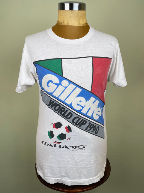 T-Shirt | 1990 |  Italia | Italia 90 Gilette Official T-Shirt