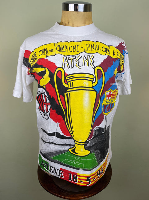 T-Shirt | 1994 | AC Milan vs Barcelona | European Cup Final | Bootleg T-Shirt