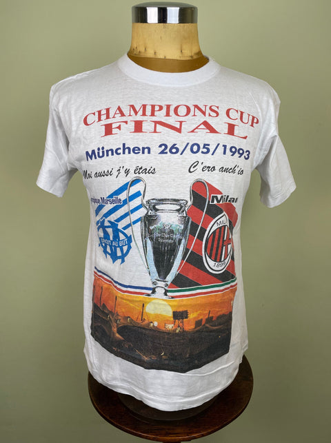 T-Shirt | 1993 | AC Milan vs Marseille | European Cup Final | Bootleg T-Shirt