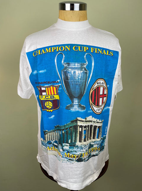 T-Shirt | 1994 | AC Milan vs Barcelona | European Cup Final | Bootleg T-Shirt