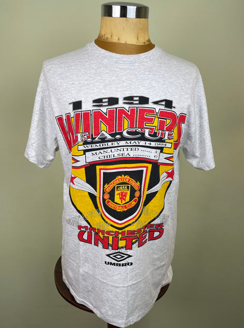 T-Shirt | 1994 | Man United | FA Cup Winners | Official Umbro T-Shirt