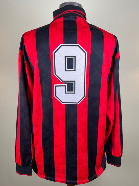 Shirt | AC Milan | 1993 | Jean-Pierre Papin | Matchworn