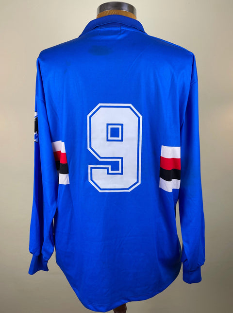 Shirt | Sampdoria | 1993 | David Platt | Matchworn
