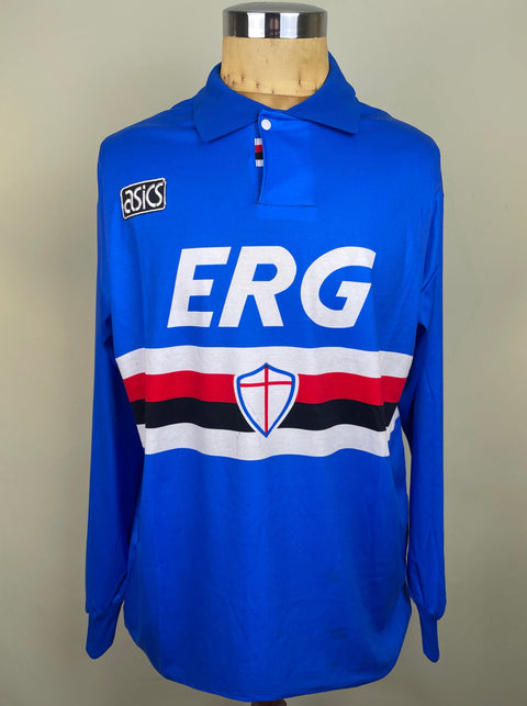 Shirt | Sampdoria | 1993 | David Platt | Matchworn