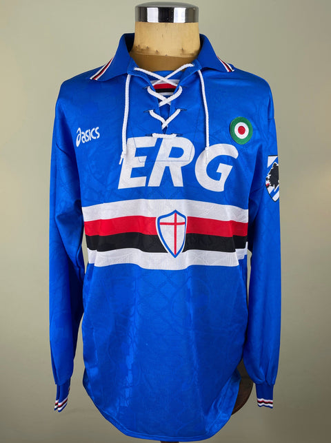 Shirt | Sampdoria | 1994 | Attilio Lombardo | Matchworn