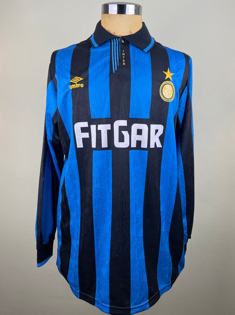 Shirt | Inter | 1991 | Giuseppe Bergomi | Matchworn