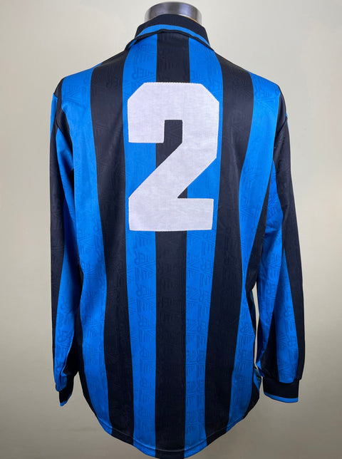 Shirt | Inter | 1991 | Giuseppe Bergomi | Matchworn