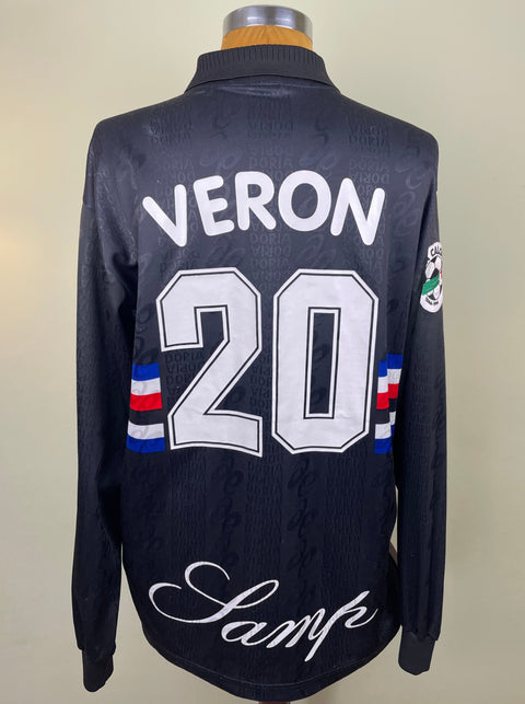 Shirt | Sampdoria | 1996 | Juan Sebastian Veron | Matchworn