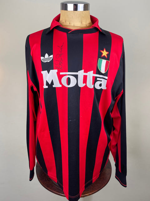 Shirt | AC Milan | 1992 | Roberto Donadoni | Matchworn | Signed