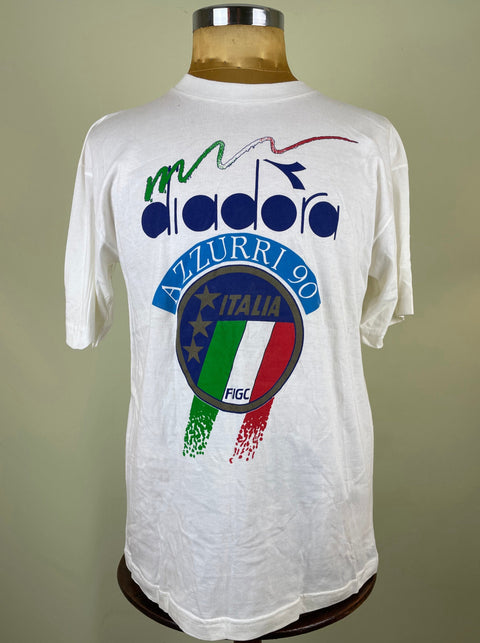 T-Shirt | 1990 | Italia | Azzurri 90 | Diadora Official T-Shirt