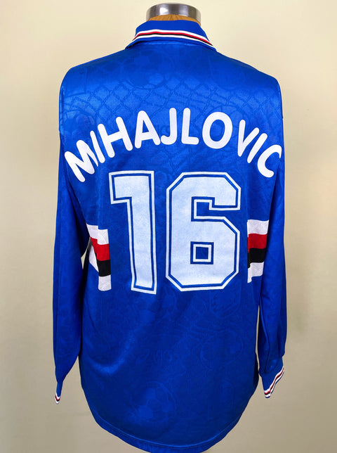 Shirt | Sampdoria | 1995 | Siniša Mihajlović | Matchworn