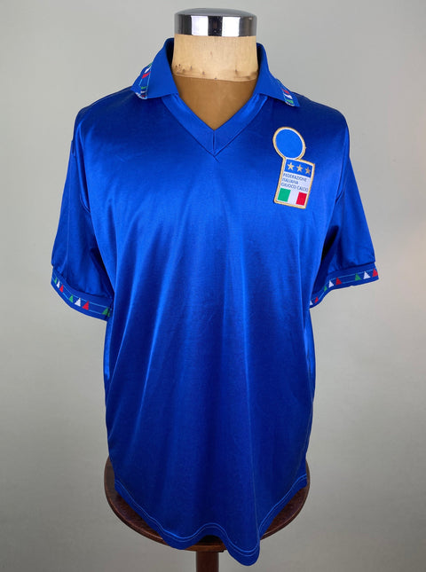 Shirt | Italia | 1992 | Gianluigi Lentini | vs Switzerland | WC 94 Qualifiers