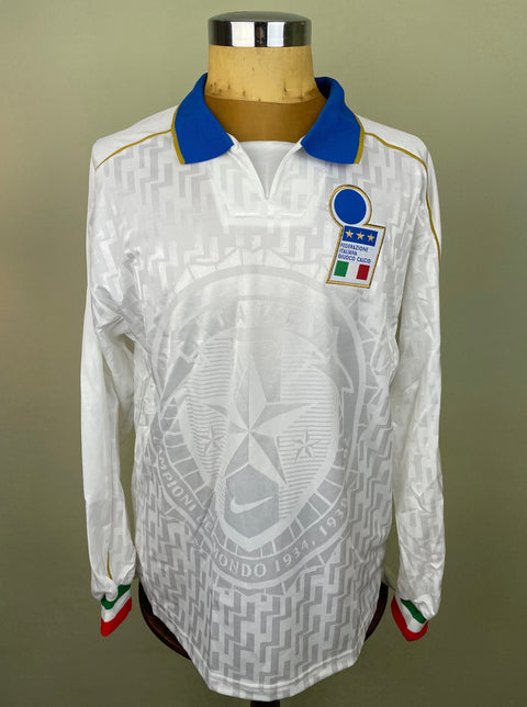 Shirt | Italia | 1995 | Attilio Lombardo | vs Ukraine | Euro 96 Qualifiers