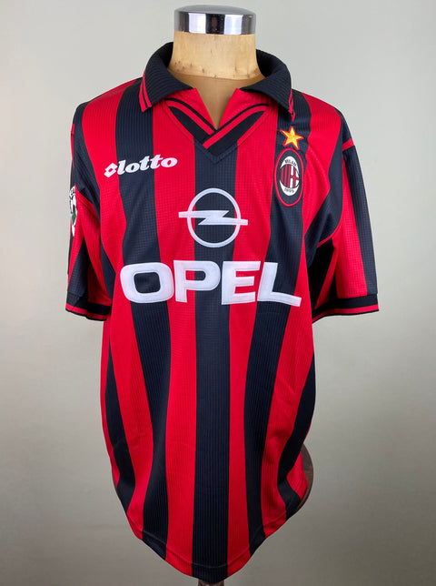 Shirt | AC Milan | 1997 | Patrick Kluivert | Matchworn | Signed