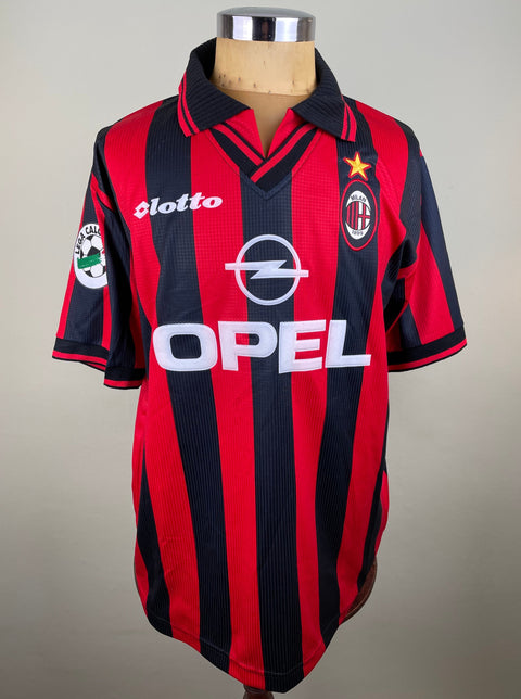 Shirt | AC Milan | 1997 | Leonardo | Matchworn | Signed