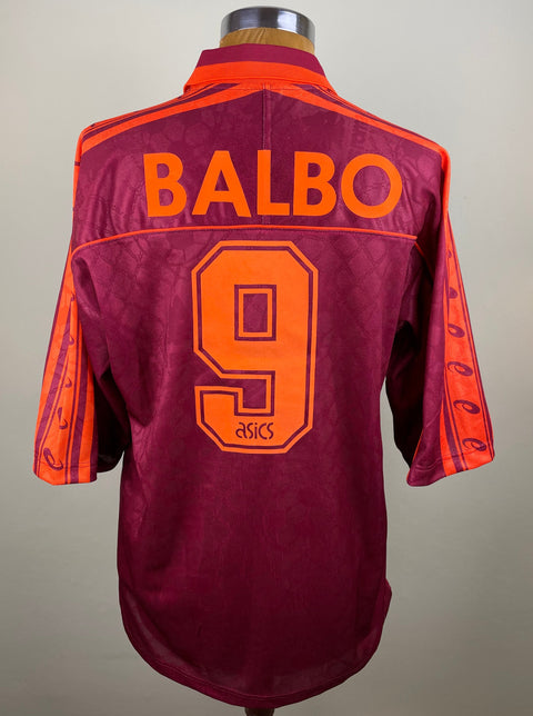 Shirt | Roma | 1995 | Abel Balbo | vs Lazio