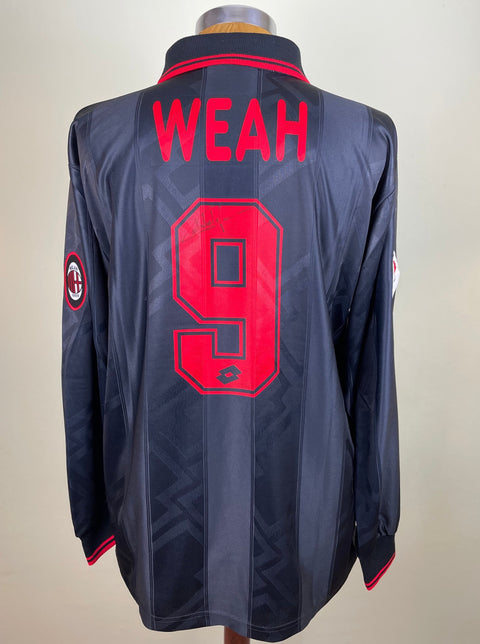 Shirt | AC Milan | 1996 | George Weah | Matchworn | Signed
