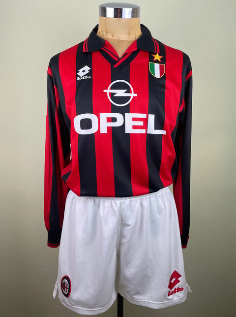 Shirt | AC Milan | 1996 | Roberto Baggio | Matchworn | Signed