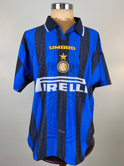 Store Shirt | Inter | 1996 | Massimo Moratti | Signed